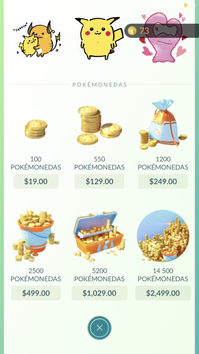 chxrry_bomb's tweet photo. @NeludiaOficial iOS, confirmo.
Si no es un error y no lo cambian, la verdad es que desinstalaré PokémonGo. Ya es suficiente con tener que pagar por pases de remotos, y ahora pagar más del doble? Es un robo para un “juego gratuito”. https://t.co/UMWtbSFtFv