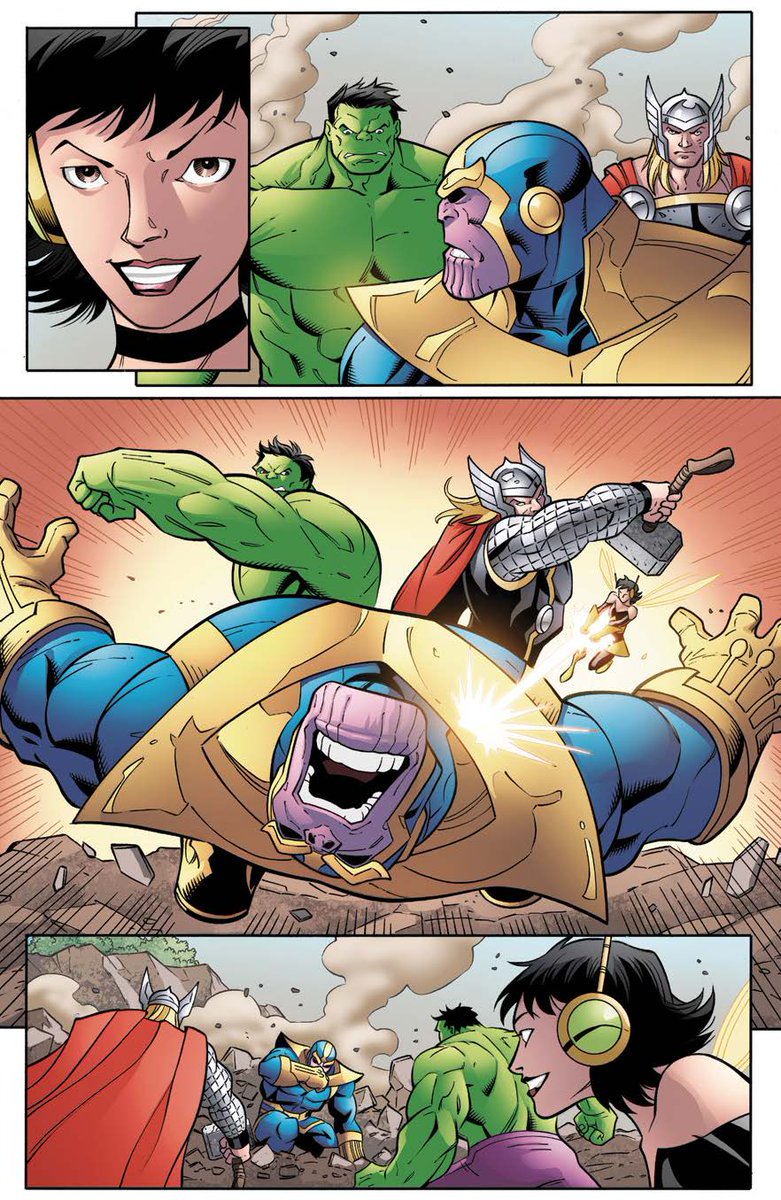 ComicBookSchool's tweet photo. How to Color Comic Art for Your 8-Page Comic Story | #8PgChallenge β Step 10 https://t.co/vRkVdrYdIU
Featuring the amazing colors of @SotoColor in #AvengersAssemble. Art #RonLim. Edits @DarrenSanch. Story by me.
#comicbookschool #makecomics #comicbookcolors #colors https://t.co/rsA3H0Dyvb