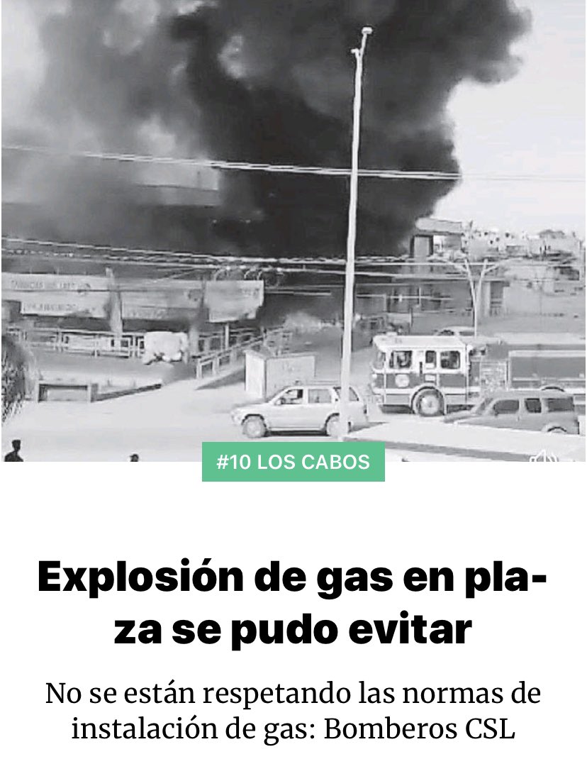 ELPICUDOAZUL's tweet photo. Alcaldesa @jArmidaCastro de @GobLosCabos ayer fue esa explosión en reconocida plaza. Mañana puede ser la Plaza Embarcadero propiedad de @luiscoppo jr. Ese tanque de gas que se ve ahí, está irregular y las autoridades locales no han querido intervenir a pesar d varias denuncias. https://t.co/JopGIBY3Ia