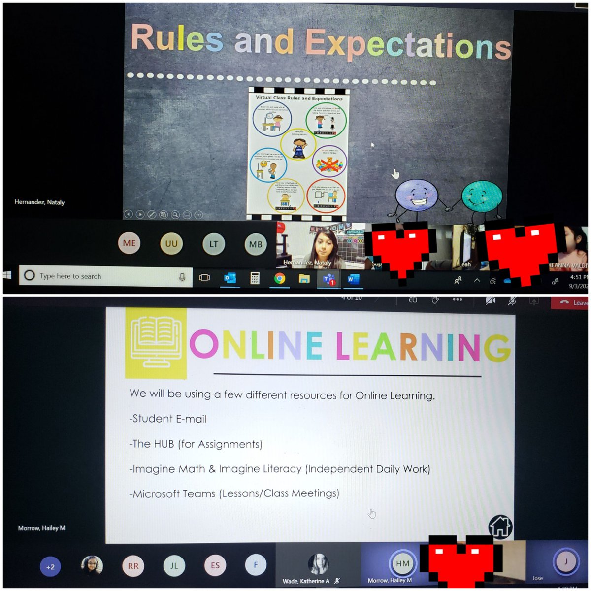 letym_02's tweet photo. Our virtual meet the teacher was a success! Our teachers and students were excited to get to know each other! Teachers can do VIRTUALLY anything! @HoustonISD @TeamHISD @STFullmighter @JulyElizondo https://t.co/UylYWeQ5CP