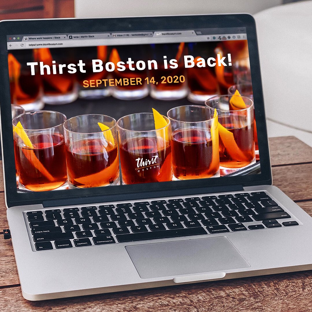 Thirst Boston is officially - and virtually! - happening on September 14! While we definitely miss seeing everyone in person, taking Thirst online means that even more people can join us, from anywhere with an internet connection! Registration is open now thirstboston.com