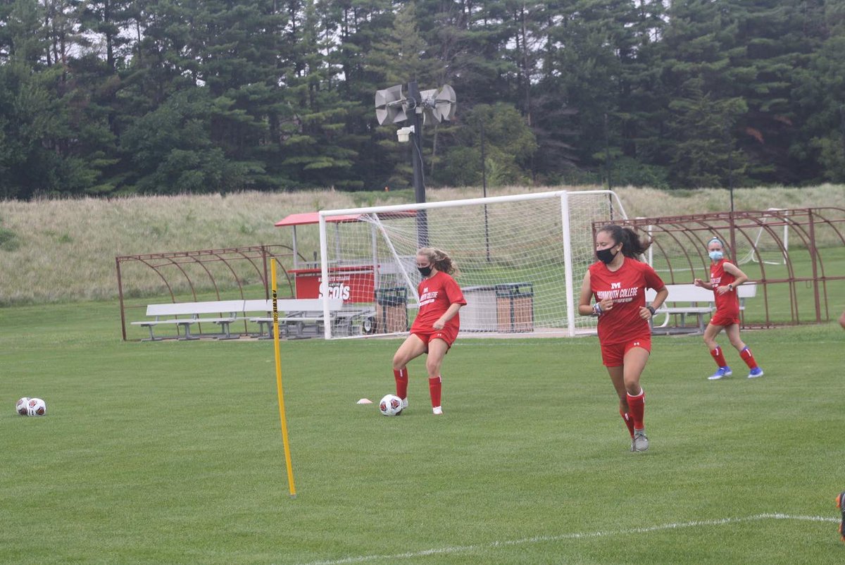 MCFightingScots's tweet photo. Practice is (safely) in session. 🔴⚫️⚪️ #RollScots https://t.co/Cv3STEM3U7