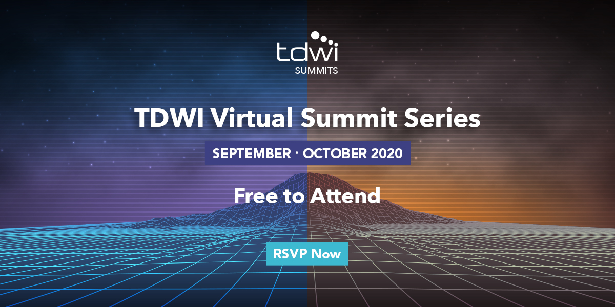 TDWI's tweet photo. We continue the #TDWIVirtualSummitSeries this fall with two more opportunities to attend #freeeducational events right from your desk! Learn about #DataGovernance, #DataSelfService, #EmergingArchitectures, #DataWarehouses and #DataLakes. RSVP Now: https://t.co/mSlSt4JOUG https://t.co/cGSsFGrWol