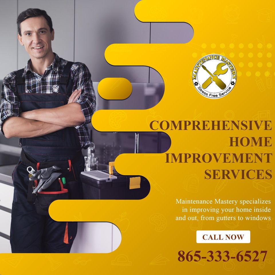 mastery_rob's tweet photo. Maintenance Mastery offers affordable services with quality workmanship. We provide a wide spectrum of services that will improve your home both inside and out.

Get a Free Report: https://t.co/WUKtNxZU3D
For More Details Call Us- 865-333-6527 https://t.co/qEz8tjsQb5