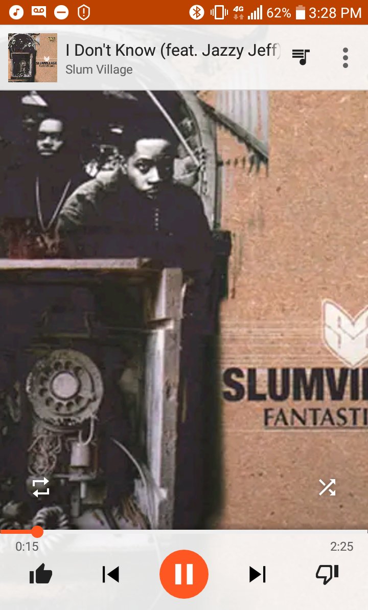 keepit100alwys's tweet photo. Listening to @slumvillage Fantastic, Vol. 2.Loving this album so far.The songs I've heard so far are 🔥🔥🔥 #RealHipHop #Lit #GreatMusic #Detroit #Lyricists #ThrowbackAlbum #RIPJDilla #RIPBaatin #Music #NowPlaying️ https://t.co/1CveaiaZ4q