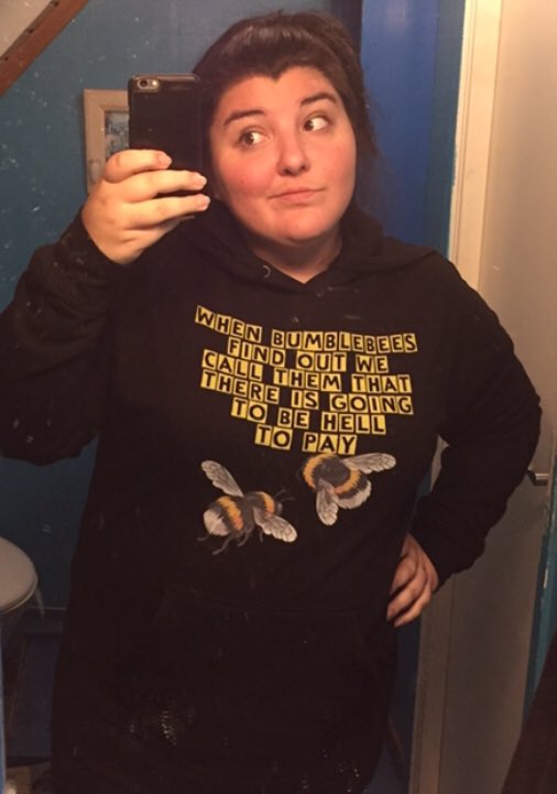 TinaBergerus's tweet photo. @jimmypop What do you think of my new hoodie? https://t.co/ECRFZZM8Dt