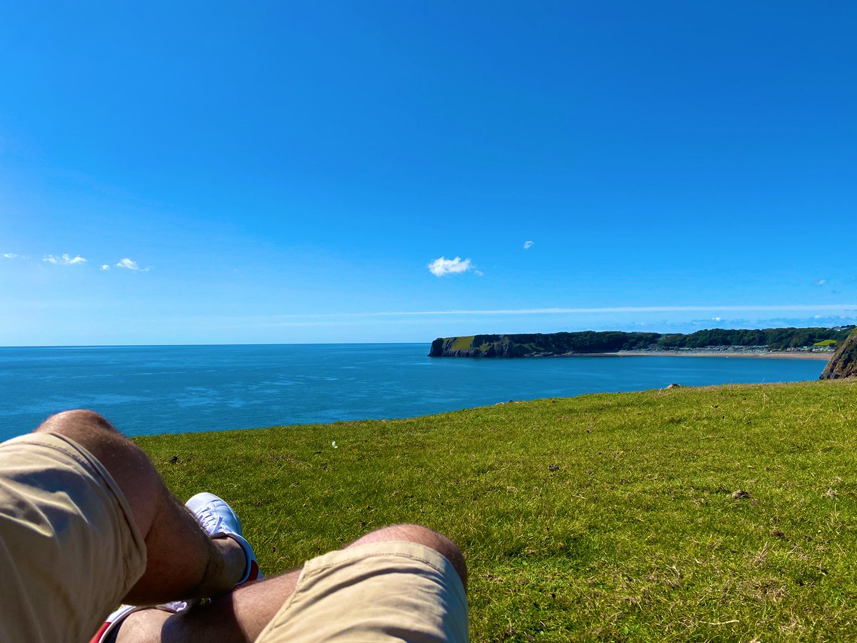 Penally, Pembrokeshire, is a little jewel. Curiously, here there is the only survival example in UK of practice trenches, created urgently in 1914 to train British soldiers in trench warfare before sending them to France.    #staycation  #viaggioinuk  #uktour  #britishtour