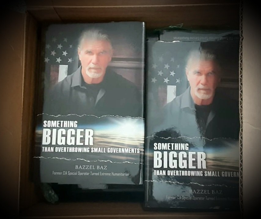 BazzelBaz's tweet photo. I'm autographing and shipping books out today...ready to sign yours! Order here https://t.co/KZ3qLKJnip #bazzelbaz #blacklistbaz #CIA #veteran #usmc #specops #recoveryofchildren #childtrafficking #childrescue https://t.co/m2LeTsHbV4