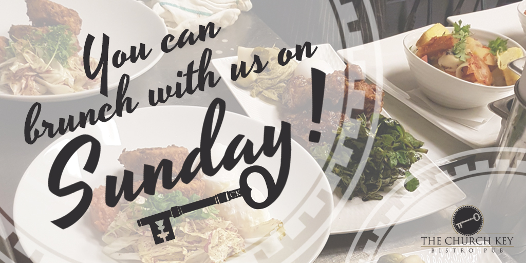 We ❤️ Sunday Brunch at the Church Key!! Please call ahead for reservations @ 519-936-0960

Check out our brunch menu for Sunday, September 6th ⬇️⬇️
thechurchkey.ca/menu/sunday-br…

#brunch #sundaybrunch #restaurant #londonontario #goodeats #foodie #treatyoself #tastethisnext #eeeeeat
