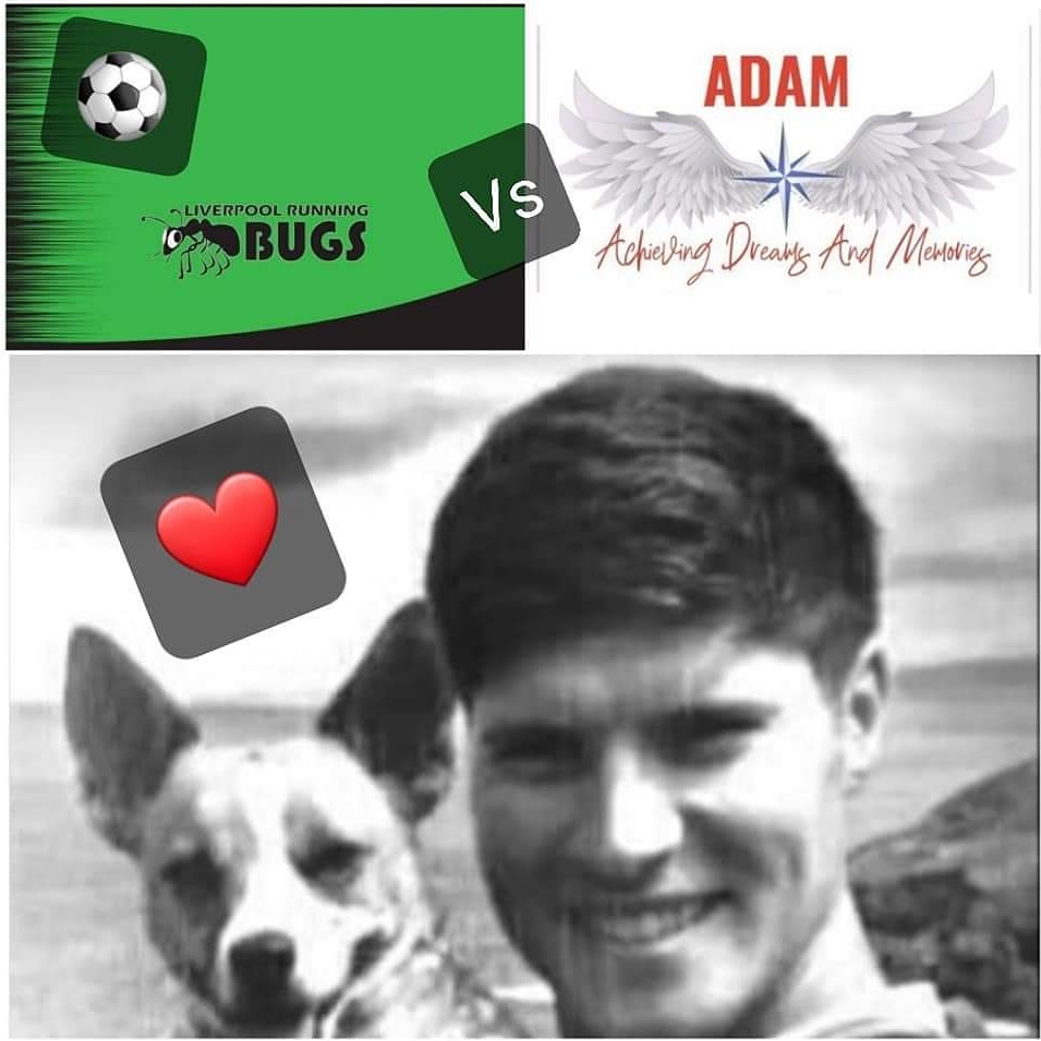 TheRunningBugs's tweet image. BUGS vs ADAM ⚽️⚽️⚽️
Football match In memory of Adam Ellison ❤💙💚 
#ADAM 
Sunday 20th Sept 
KO 11am
Browns field playing fields Carr lane Prescot. 
Please come &amp;amp; support 
Let's help keep Adams legacy alive &amp;amp; raise knive crime awareness 💚❤💙
#nomoreknives #JusticeForAdam