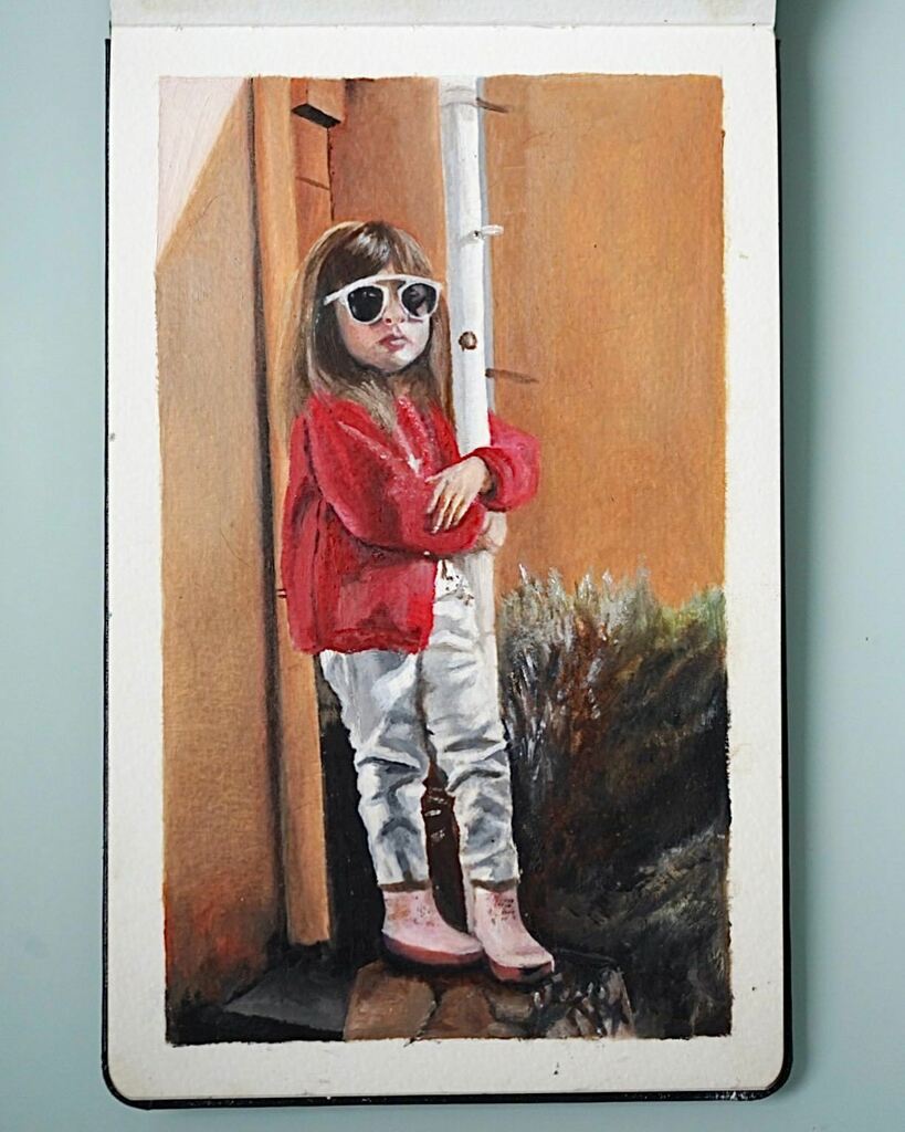 BakingDesign_'s tweet photo. Zoe 🤩 
From @ginnagiuseppa reference photo.
I love the feeling and lighting of this capture 🥰

Oil on paper 
11 x 19 cms

#art #artwork #oilcanvas #oilsketch #minioilpainting #artoftheday #oilpainting #paintingoftheday #arte  #portrait #textureart #o… https://t.co/SVL33WNeKt https://t.co/nLaCDth0jT