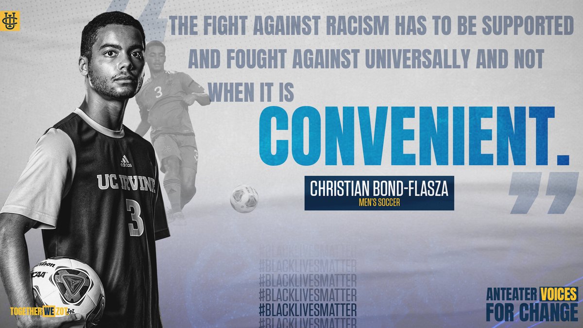 UCImsoc's tweet photo. “The fight against racism has to be supported and fought against universally and not when it is convenient.” Read the full post by Christian Bond-Flasza now at https://t.co/PUpfzB3ASn https://t.co/FdVNLADuna