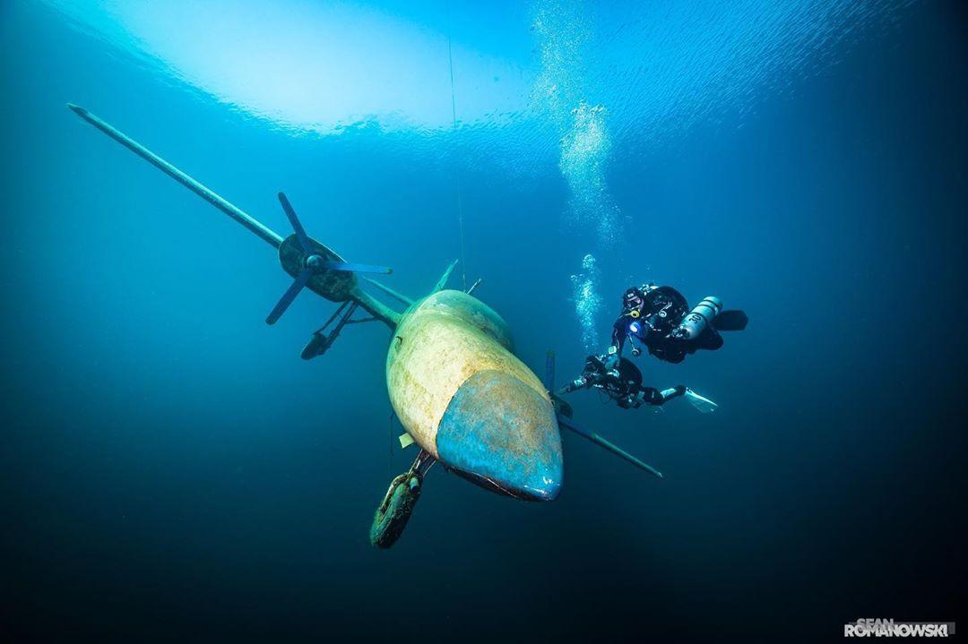 PADI's tweet photo. IG user sean.romanowski has found two of the most epic dive sites in Germany 🤯 Where was your first wreck dive? https://t.co/JXbXLERs52