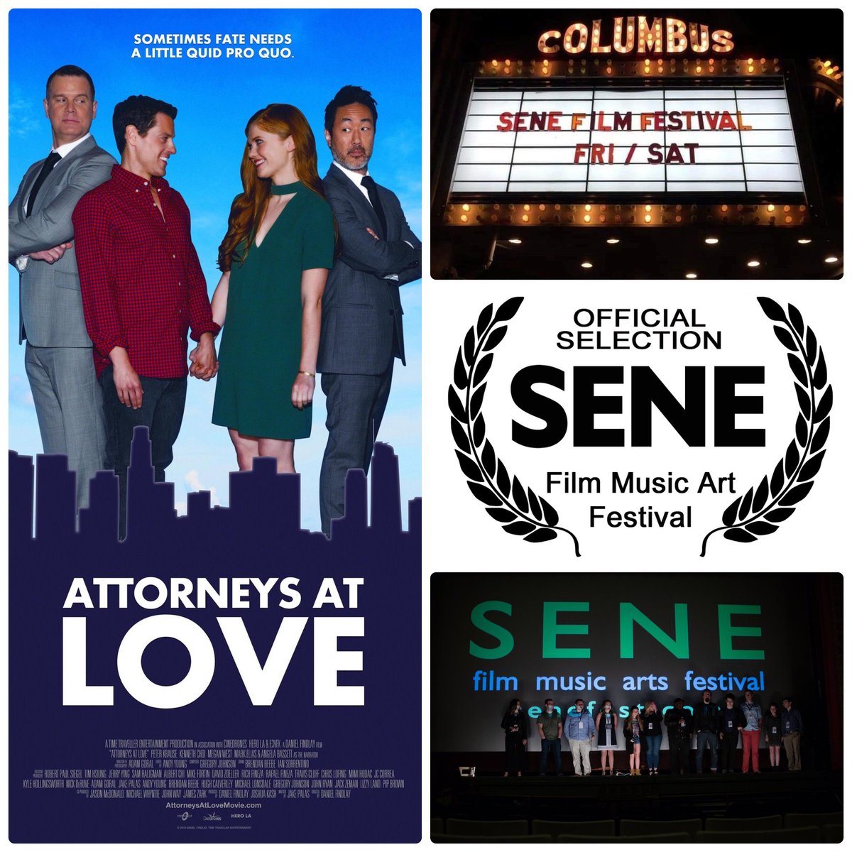 RPS228's tweet photo. I am very proud to announce that our film Attorneys At Love has been selected to play the 12th Annual SENE Film, Music & Arts Festival this October in Rhode Island. #senefest #AttorneysAtLove https://t.co/SJ4kKvkC9W