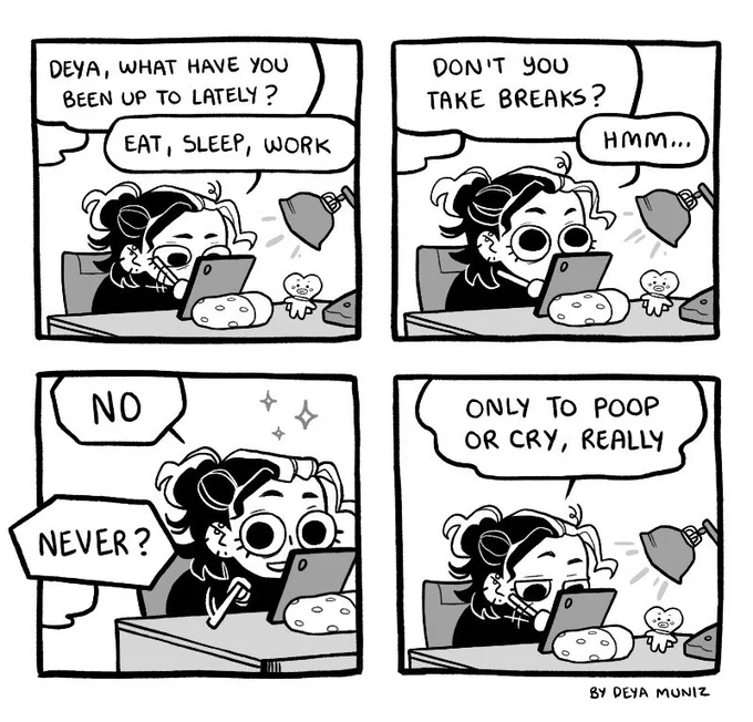 I took half a break since making this comic and I spent it reading fanfic ✨? 