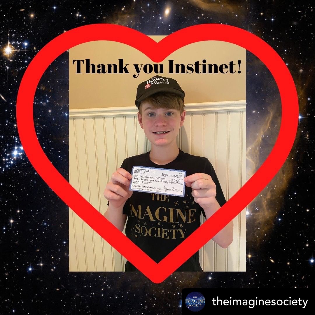 BoweryMission's tweet image. Congratulations to the incredible kids from @lmagineSociety on the success of their #OneFiftyNine campaign! 🙌 They started with a fundraising goal of 100 meals and, together with a match from Instinet, are now providing 4,000 meals to hungry New Yorkers! ❤️🍽