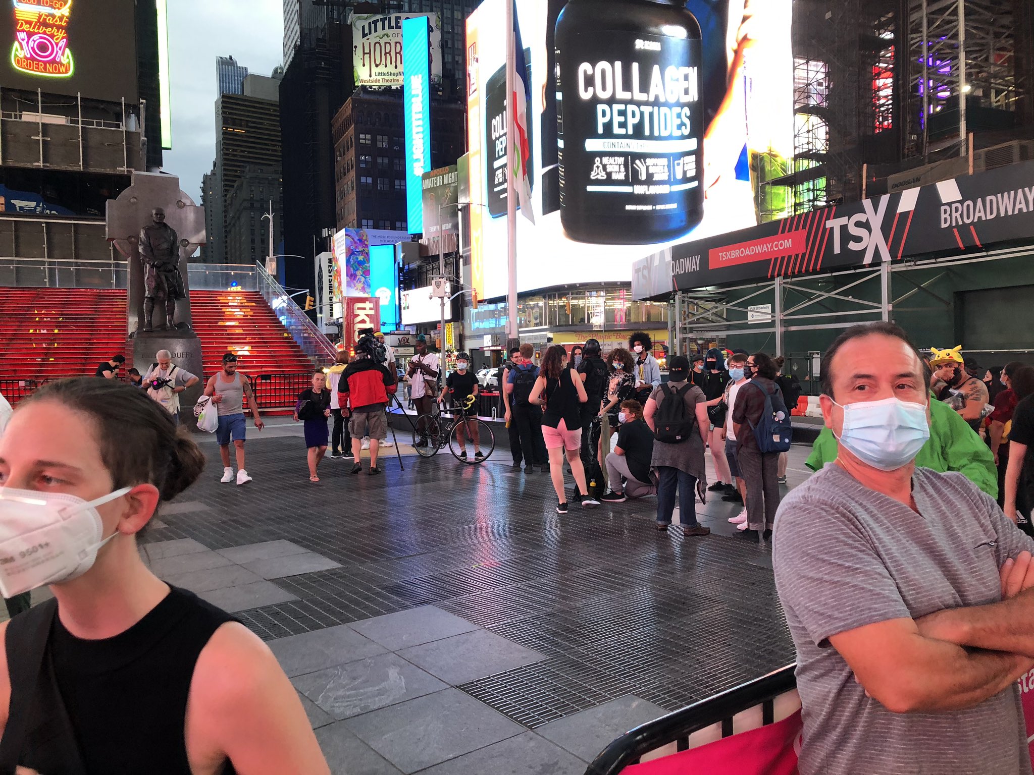 Car Rams Into Black Lives Matter Protesters In New York City's Time Square