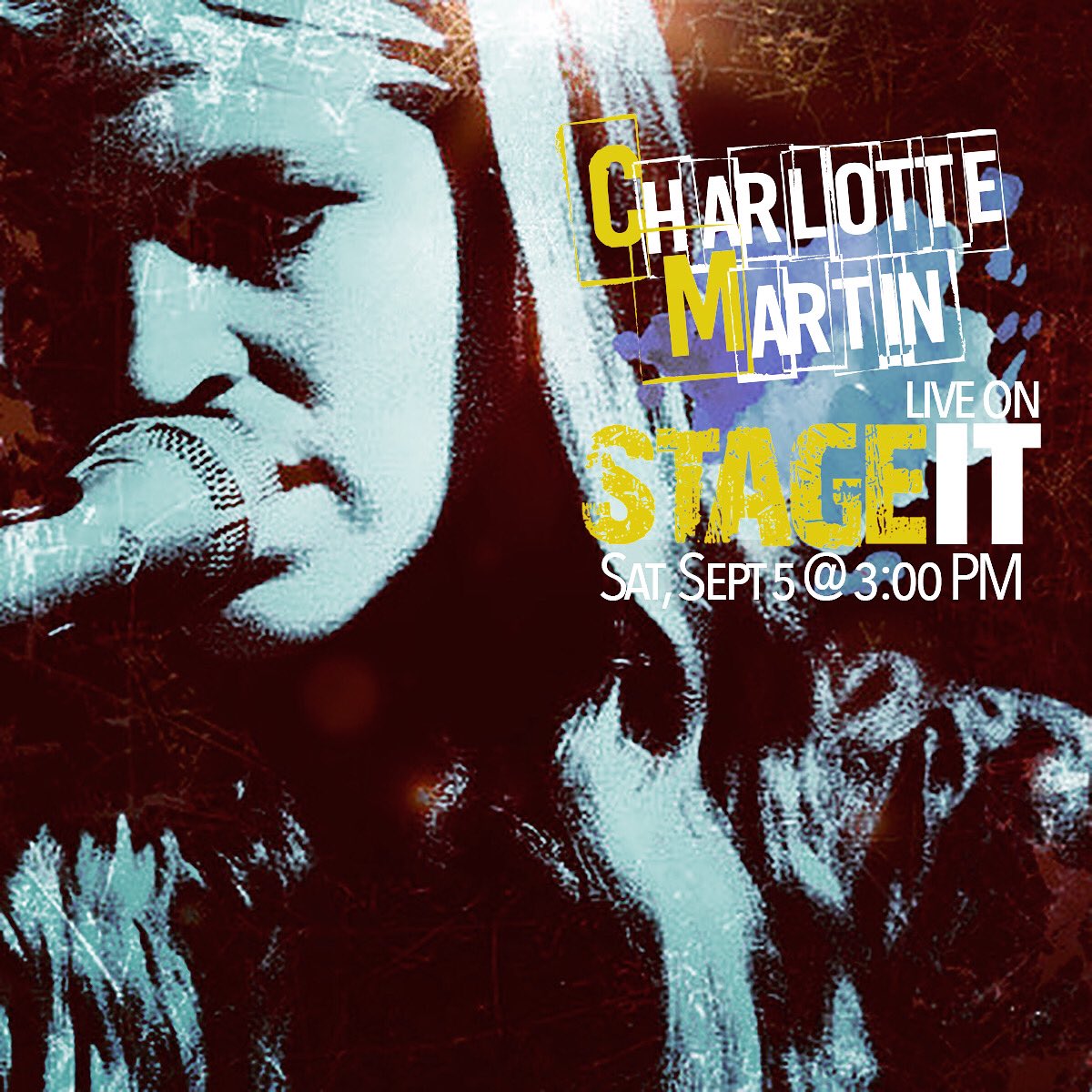 charmarmusic's tweet photo. 🚨REMINDER 🚨 Live this Saturday on @stageit beginning at 3 PM PT!  

🎫 https://t.co/3g5hZ3WKpZ

#livemusic
#charlottemartin
#acceptingrequests 
#seeyouthere

❤️🎹 https://t.co/ga3BAma0Dl