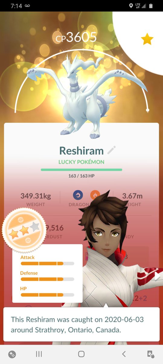 ZackShewan's tweet photo. @PokemonGoApp What is this? I had a 99% reshiram that I was so happy to trade and I get this? Please tell me it's a bug. https://t.co/HMbWuW7Vu3