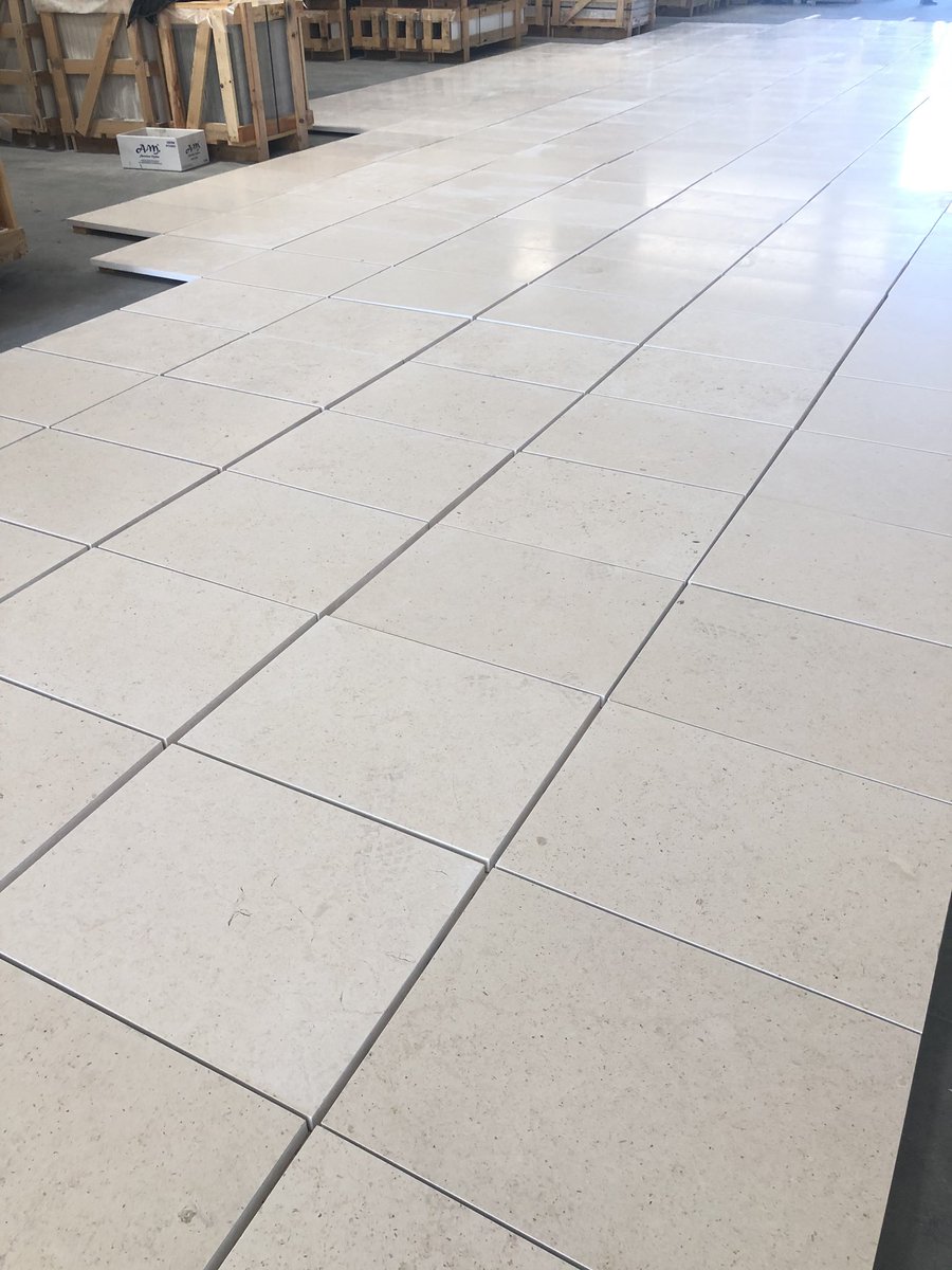 LusorochasLda's tweet image. @dezeen dry lay of floor in #moleanos tiles by #lusorochas #topstone #stoneexport #tiles #slabs