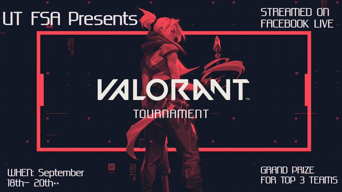 texasflips's tweet photo. As part of E-Sports this semester, UT FSA is hosting a Valorant tournament! Anyone from a SIFA FSA can join! Sign up @ https://t.co/ZJLBdVIvBw or https://t.co/hS8ijujKGI 👾🔥 More details on the FB event page! https://t.co/X2yN90fP0E