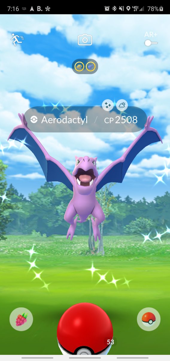 ShinyCrissy's tweet photo. I've been driving to Fort Myers, FL all day, and as soon as i get into down got this beauty! Shiny # 12!
#PokemonGo #PokemonGoShiny #MegaSeptember #EventShiny #ShinyAerodactyl #ShinyCrissys25 #PersonalChallenge #PersonalContest https://t.co/MZ6tEXtIkR