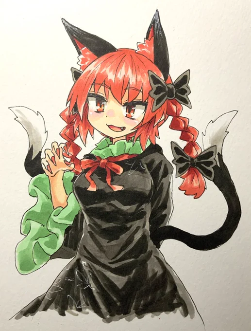 お燐ちゃんです 
