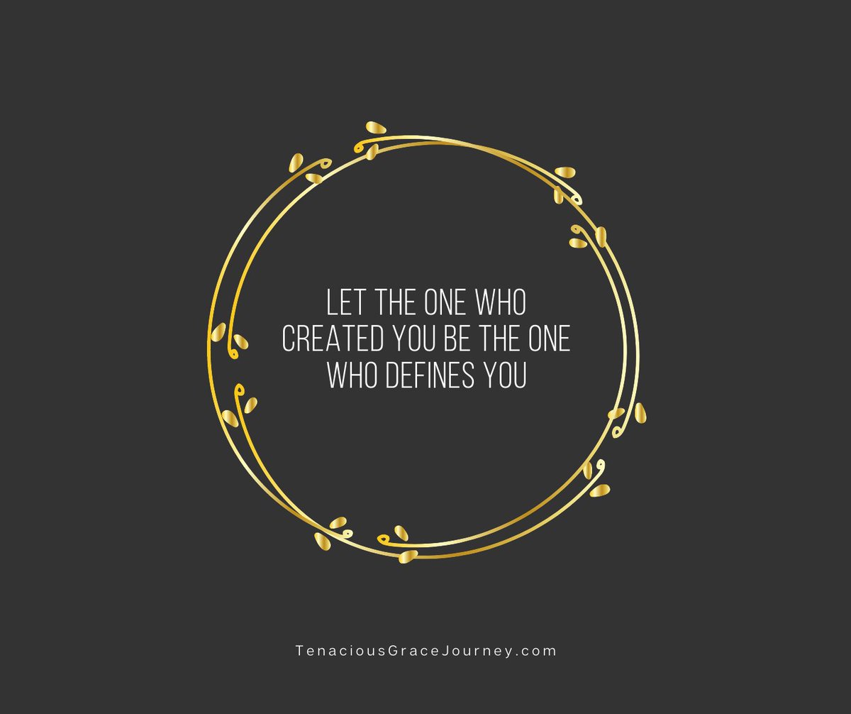 As the crown of God's creation, He not only calls us good but beautiful. In fact, God said His creation was “good” until He made mankind. Then He said it was “very good” (Genesis 1:31)! 

So get up, girl, and CLAIM IT!  

tenaciousgracejourney.com  #TenaciousGrace