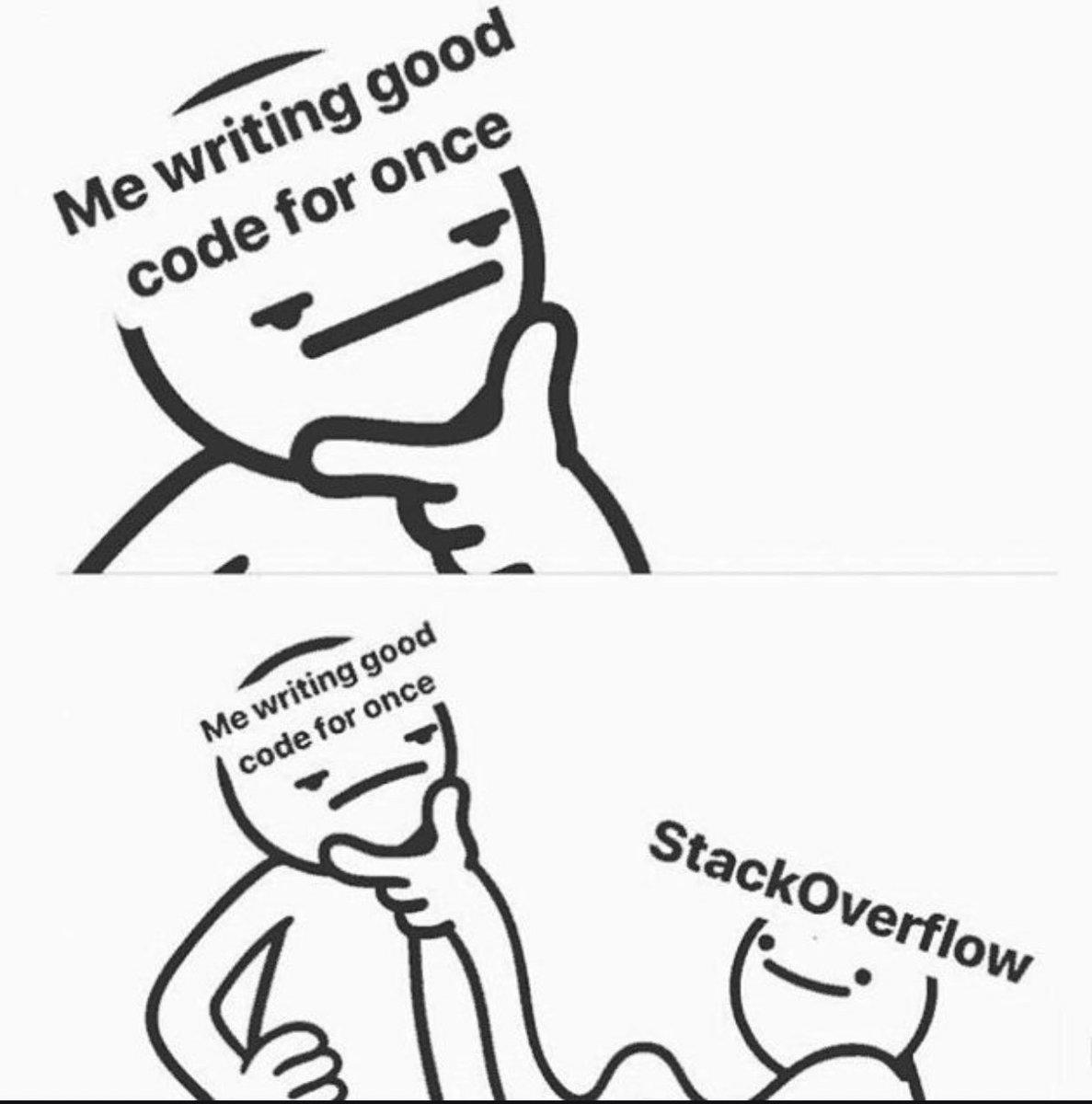 memes_developer's tweet image. When I write good code 
#100DaysOfCode