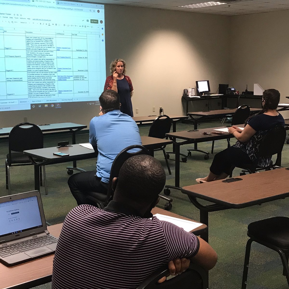 HornetBuzzMPMS's tweet photo. A great day of learning for our MPMS staff.  Ms. Thorp expanded on best strategies and implementation of proven accommodations to better assist our EL Learners.
#strongertogethermpms #mpms2021 #buildingchampions https://t.co/bzcUGhtcgm