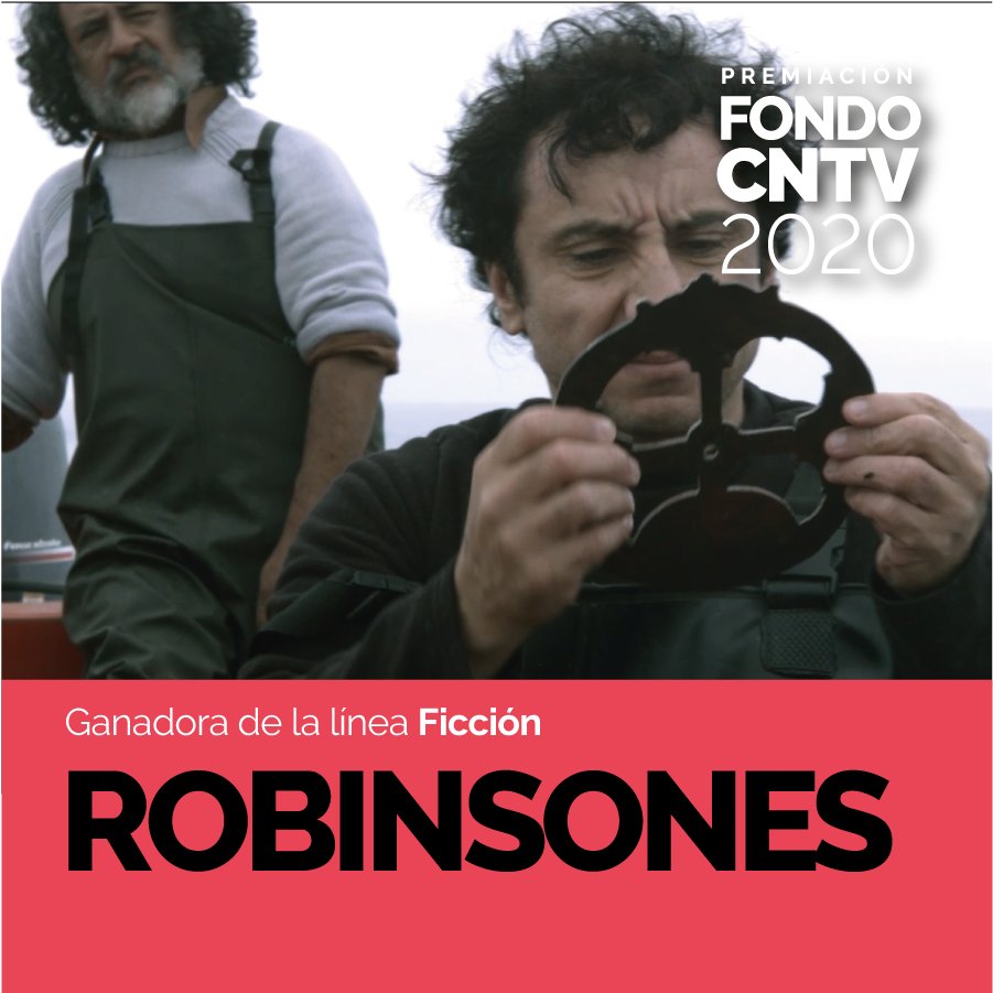 CNTVChile's tweet photo. Los siguientes en obtener el #FondoCNTV2020 en la #líneaFicción son de #MotorFilms con #LosRobinsones una tragicomedia que embarca a un grupo de entusiastas pescadores artesanales de las costas chilenas, en la aventura de convertirse en buscadores de tesoros. . #FondoCNTV2020 https://t.co/AiSHozQOIr