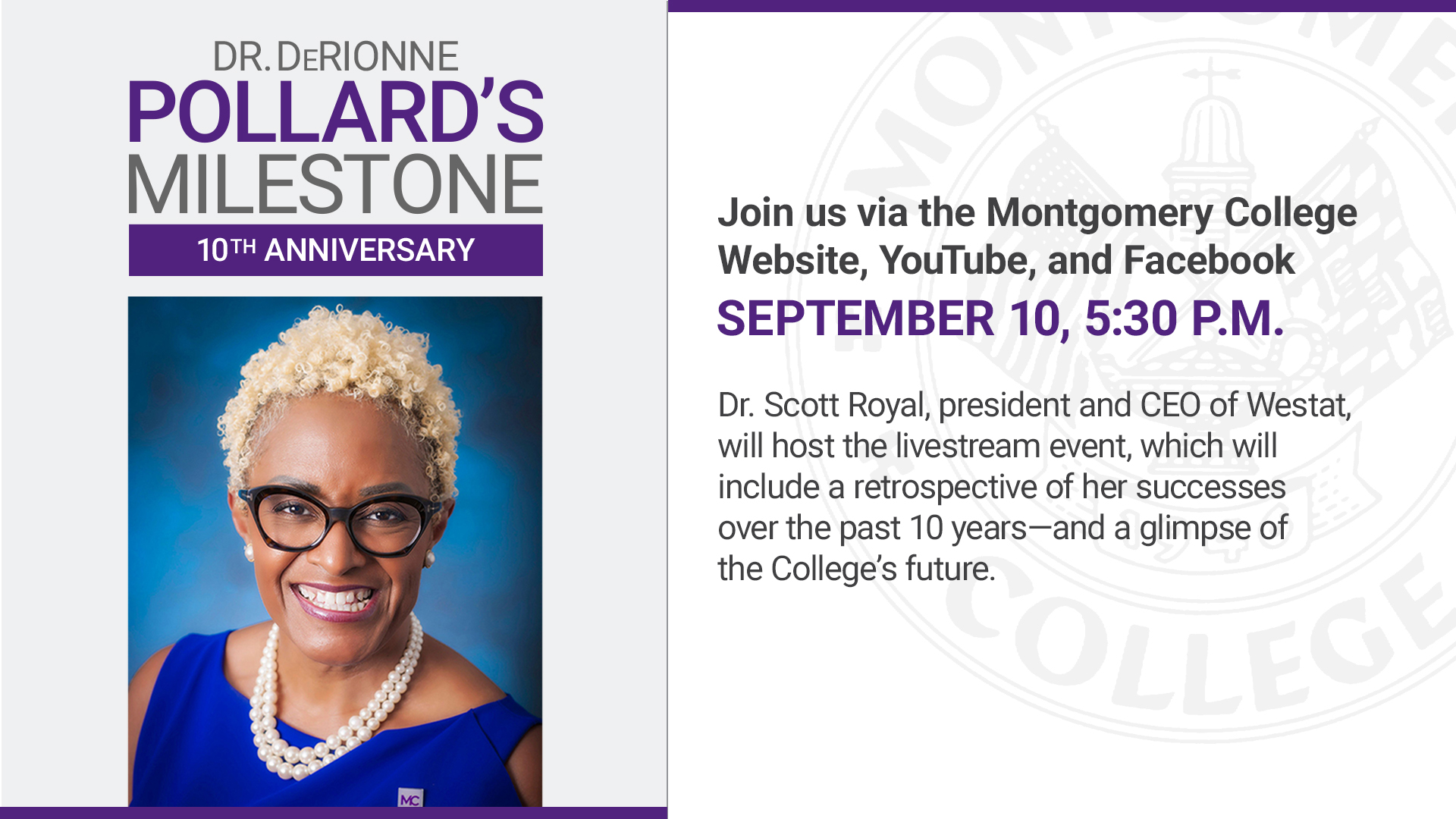 Montgomery College on Twitter "Please join us as we celebrate