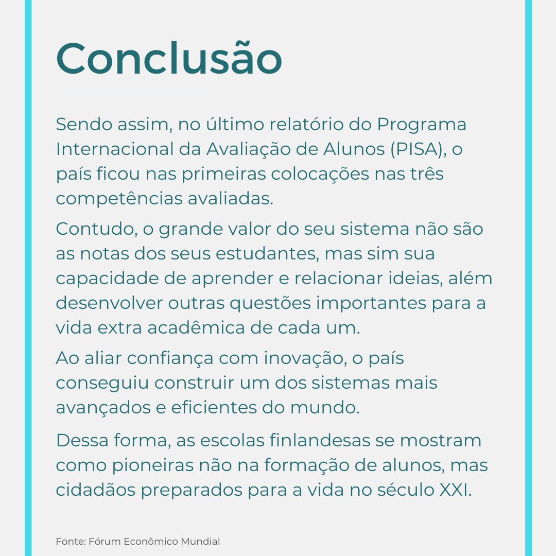 redelabipp's tweet image. (Pt 2) Sabe como a Finlândia desenvolveu um dos melhores sistemas educacionais do mundo? 
Confira no #InovaEdu de hoje! 
.
.
.
.
Por Vinicius Hector