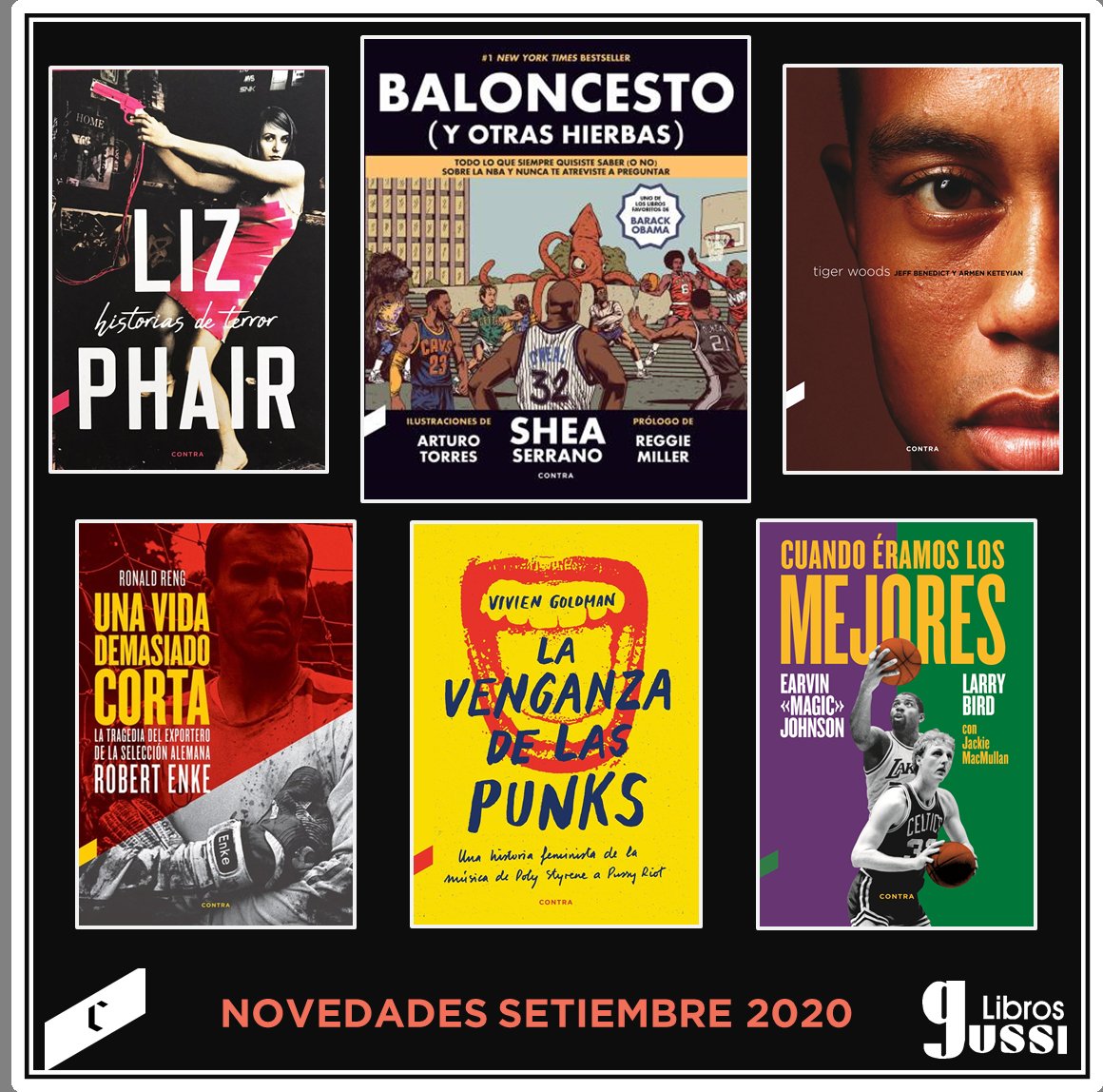 GussiLibros's tweet photo. Libros de @editorialcontra que ya pueden encontrar en librerías de todo el país 💎✍📚🇺🇾

#librosfascinantes #gussilibros #librosmaravillosos #contraeditorial #tigerwoods #roberenke #nba #librosdedeportes #biografías #editorialesindependientes #quéleer #leerimporta #leeresvivir https://t.co/aX88A3fdoB