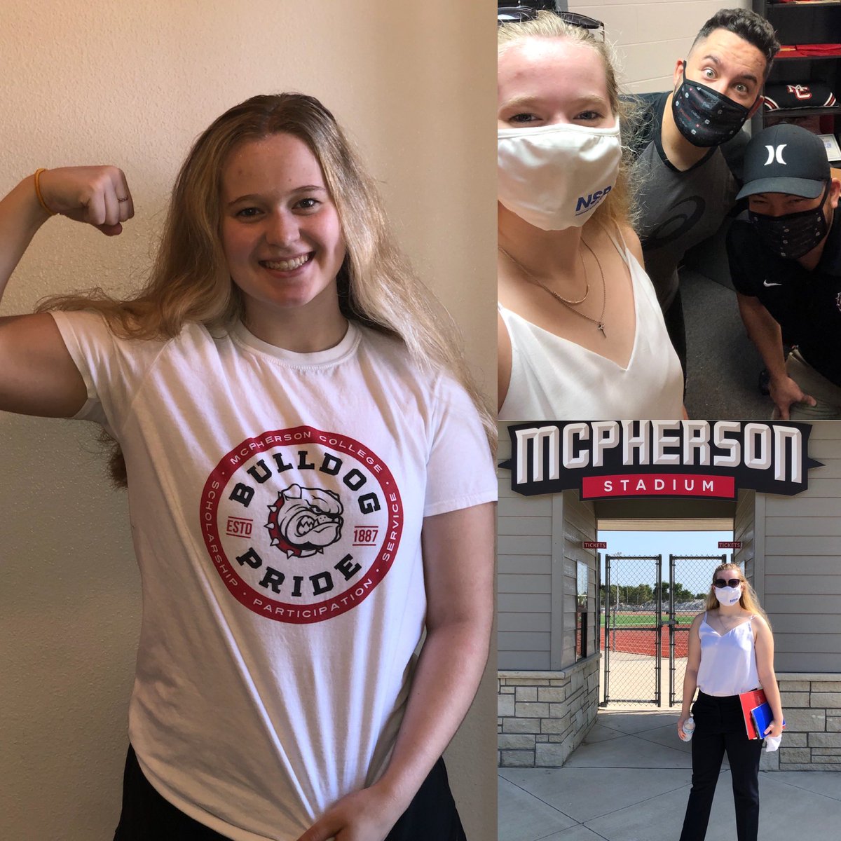 So excited to Emily Dobler’s commitment to play at MCPherson College next year!!