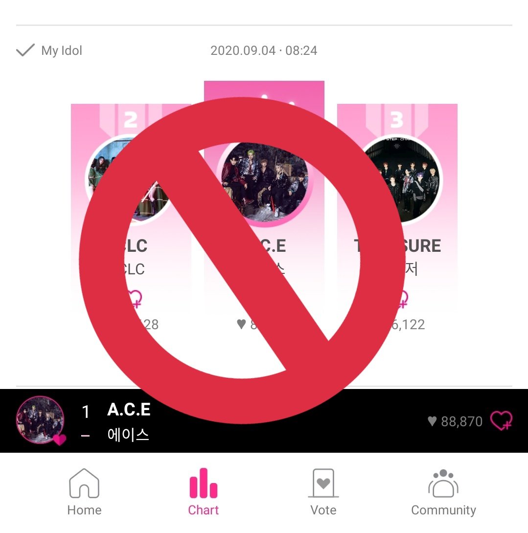 sbacemx's tweet photo. ‼️‼️‼️‼️‼️CHOICE ‼️‼️‼️‼️‼️

AL PARECER HAY UNA CONFUSIÓN SOBRE QUE EN QUE SECCIÓN DEBEN VOTAR... NO ES EN MA SECCIÓN DEL CHART, DEBEN HACERLO EN LA VOTACIÓN ABIERTA DESDE HOY HASTA EL 6 DE SEPTIEMBRE KST!!!  🍀🦋

SIGAMOS APOYANDO A LOS CHICOS!! @official_ACE7 https://t.co/yKkmikwzM0