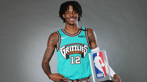 Congratulations to Ja Morant on being named the NBA 2020 Rookie of the Year.
