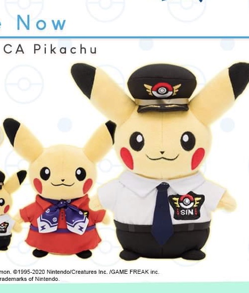 ポケモンセンターnakayama シンガポールも 新しいパイロットピカチュウ Caピカチュウです ポケモンセンター T Co Qmsd14xrto