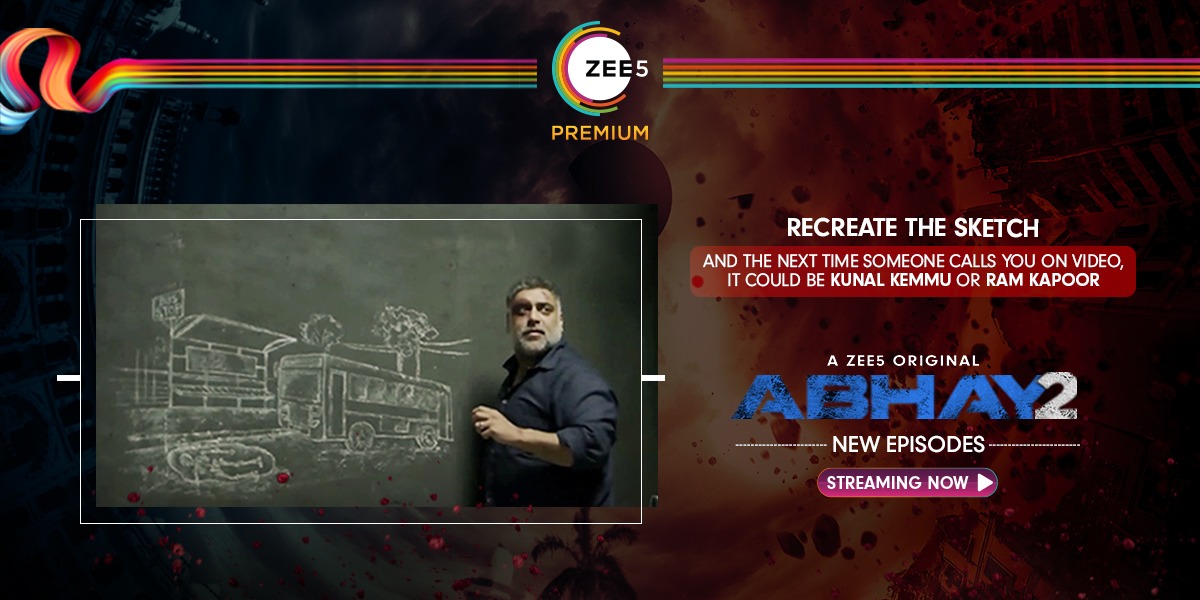 Recreate the sketch made by the Mastermind. Share it on your feed, tagging @RamKapoor and @KunalKemmu @ZEE5Premium and #TheRoadToJustice. @RamKapoor and @KunalKemmu will select 5 winners who will be personally congratulated by them!