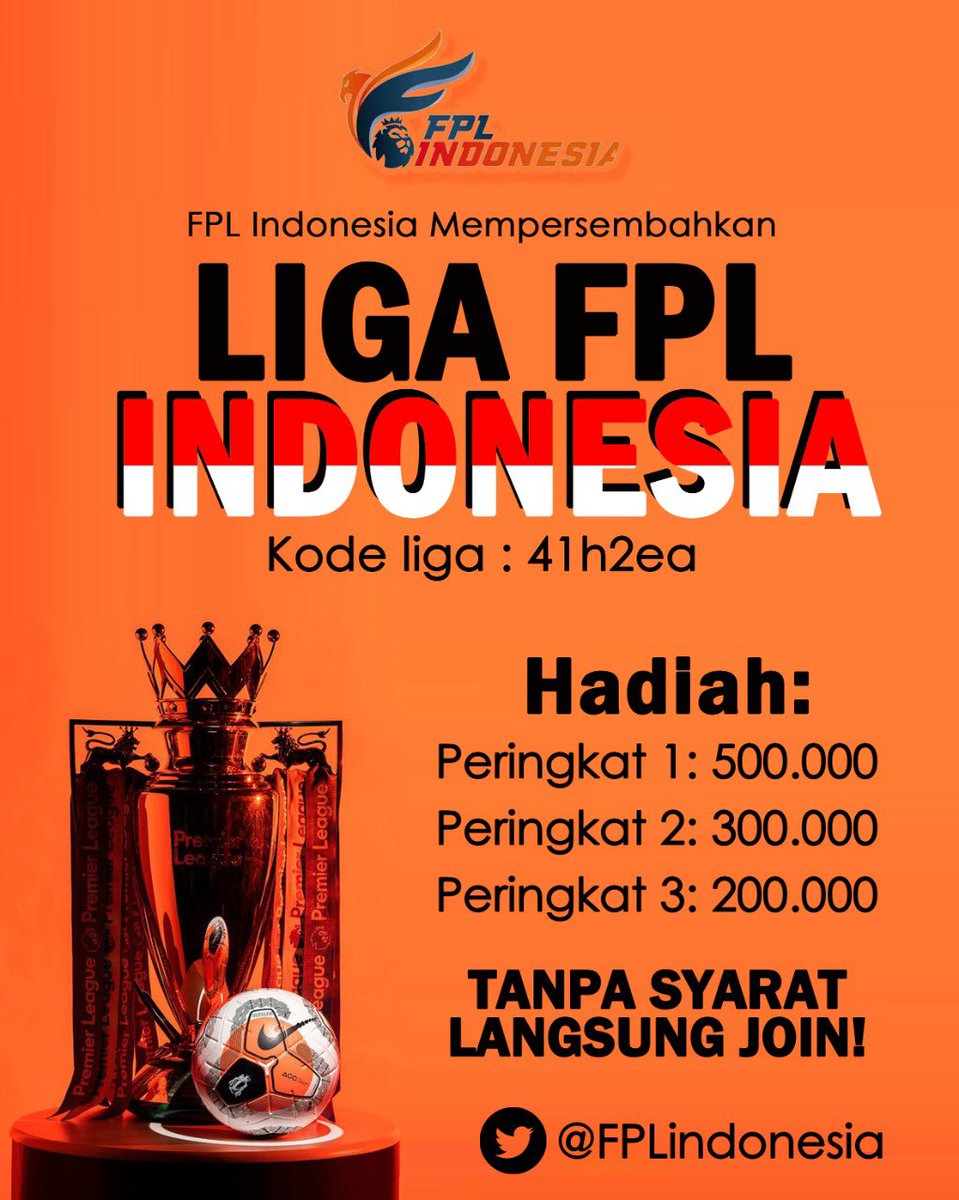 Jumat berkah..
Yuk join liga nya..
Syarat nya pastikan kalian jago dan menang di akhir musim 😉