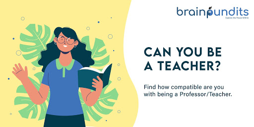 BrainPundits's tweet photo. Know your aptitude, interests and personality and how compatible it is with teaching careers through our test.
 
To know more Visit: https://t.co/ZwYMUkXwhz https://t.co/8BWnZMV3Zf