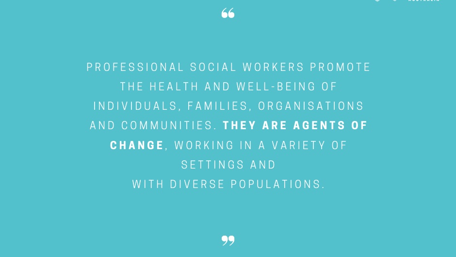 socialworkaust's tweet photo. Christy, a social worker, says:
Social work is important to me, as it gives me an identity. I have always known that I wanted to work in a helping profession and social work affords me that opportunity.
Will you help our campaign to #savesocialworkau and share Christy's story? https://t.co/n4OQ70qbgr
