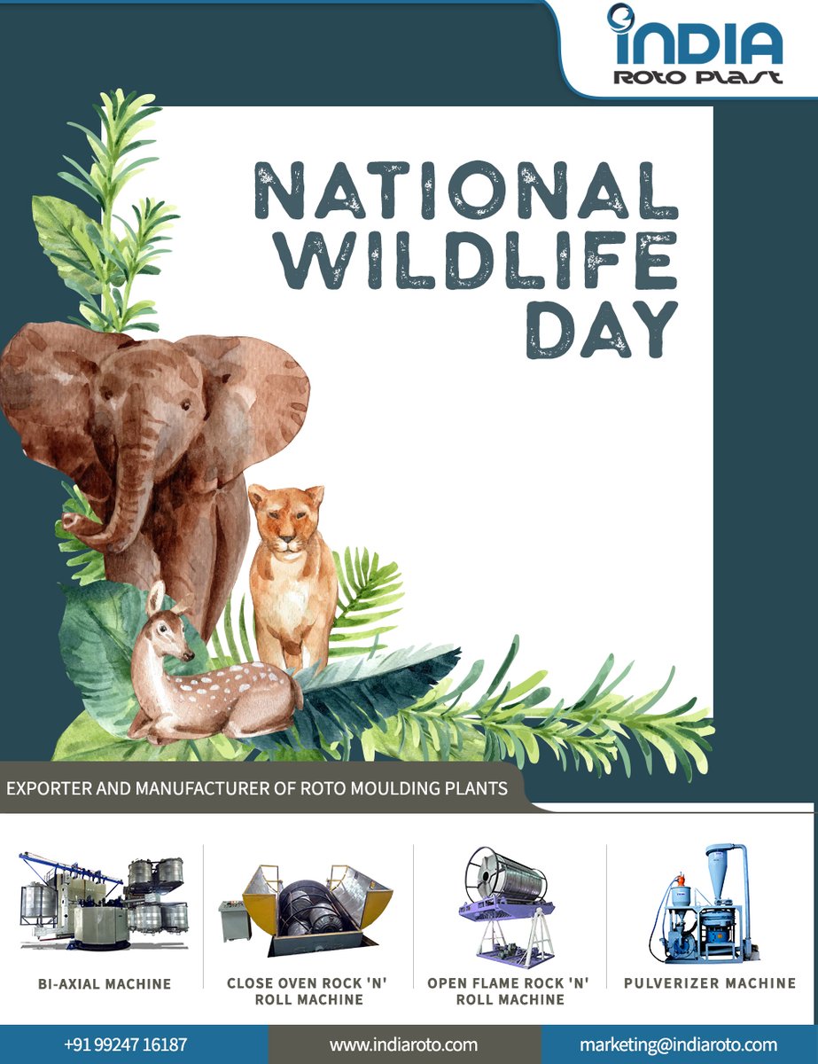 IndiaRoto's tweet photo. Every species on the earth is unique and rare. Let’s celebrate the rareness that we have been gifted by the nature earth- Happy National Wildlife Day.
#WorldWildlifeDay #Biodiversity2020 https://t.co/Gdk561zllr