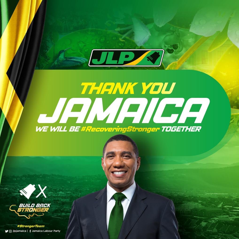 Andrew Holness On Twitter Thank You Jamaica