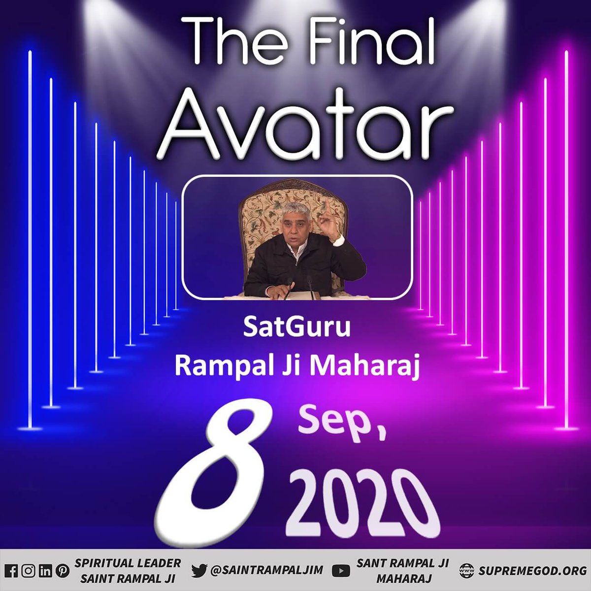 mithaleshd92's tweet photo. #4दिनबाद_संतरामपालजी_अवतरणदिवस
Prediction about Saint Rampalji 
The followers will obtain unparalleled spiritual and physical benefits from the path directed by that great saint.
For more information visit Satlok Ashram Youtube Channel https://t.co/ApSDREWDTY