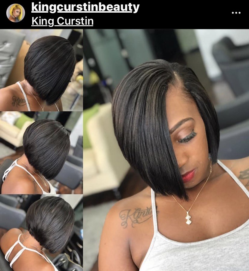 KingCurstin's tweet photo. ✨Quickweave BoB Book the look https://t.co/OzuftVZhdD #houstonhairstylist #houstonbobs #houstonquickweaves #houstonsewins #houstonwigs #wigs #bobs #bestbobsinHouston #besthairstylistinhouston #kingcurstin https://t.co/Y5sSRT5hEU