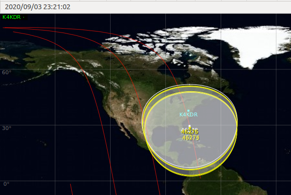 scott23192's tweet photo. 1st good pass here of the VV16 sats 0321utc; nothing heard from AmicalSat but lots of decodes from other stations, so it's alive.  10 strong packets decoded from @IDR_Aeronautic UPMSat-2 on I/Q replay - congrats to the team! https://t.co/J9sRPOw55U