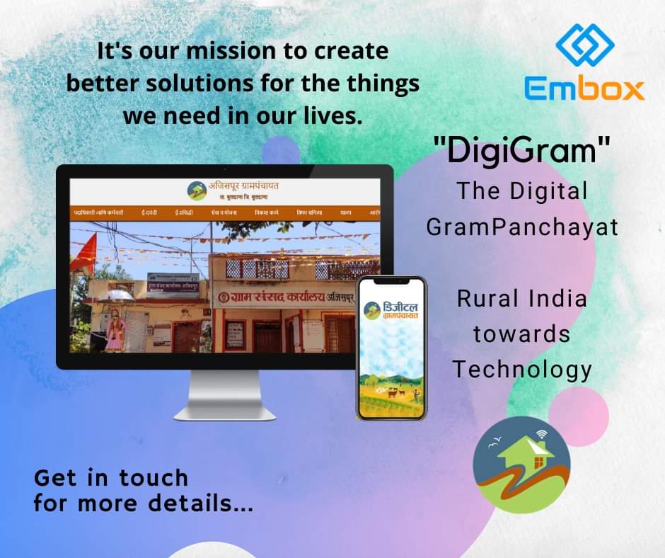 EmboxDotIn's tweet photo. #Ajispur - The first smart digital grampanchayat in #Buldhana district
Moment of inauguration of project #DigitalGrampanchayat at Ajispur, Buldhana with the honorable guests, officers and team @EmboxDotIn
#Embox #EmboxDotIn #MH28 #DigitalIndia https://t.co/EjkfqnsYV0