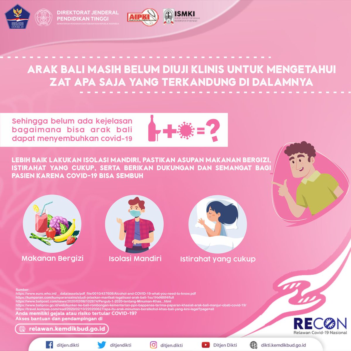 AstridUber's tweet photo. [HOAX] Arak Bali dapat Sembuhkan Covid-19 ! https://t.co/mxGtkeaqEL
