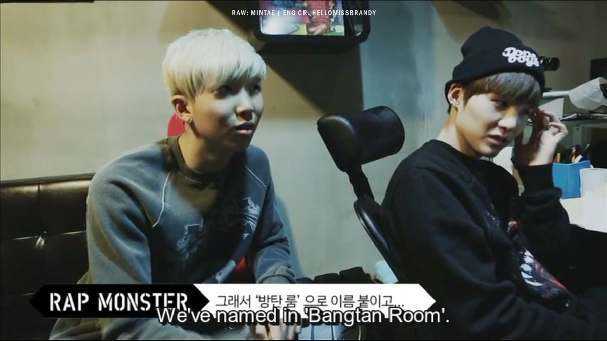 Skool Luv Affair was released a few months prior in Feb ‘14. At this time, the guys were sharing a studio dubbed the ‘Bangtan Room’ with a desktop to work on, so I think yoongs was setting himself up to work outside the studio more easily! Success!